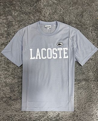 Camiseta Lacoste Classic Fit Lilás Claro