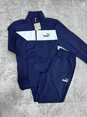 CONJUNTO PUMA TRACK SUIT AZUL MARINHO