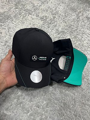 BONÉ PUMA MERCEDES BENZ MOTORSPORT PRETO
