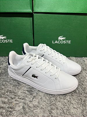 Tênis Lacoste Europa Pro Branco/Azul