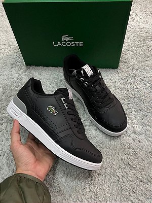 TÊNIS LACOSTE T-CLIP BLACK/GREY