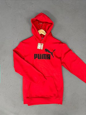 Moletom Puma Hoodie Vermelho