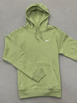 MOLETOM NIKE MINISWOOSH S/ZIPER VERDE MILITAR
