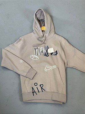 MOLETOM NIKE LAB AIR SB MARROM