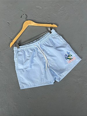 SHORT LACOSTE SPORT CLUB AZUL CLARO