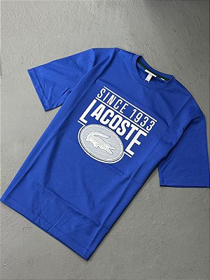 CAMISETA LACOSTE SINCE 1993 AZUL