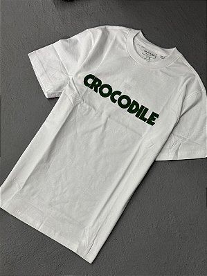 CAMISETA LACOSTE CROCODILE BRANCA