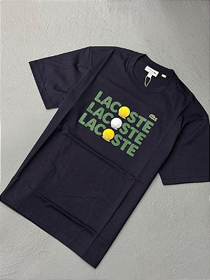 CAMISETA LACOSTE GOLFE AZUL MARINHO