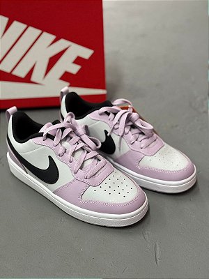 TÊNIS NIKE COURT BOROUGH 2 GS ROSA