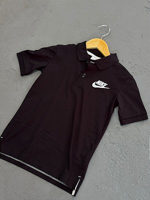POLO INFANTIL NIKE SPORTSWER PRETA