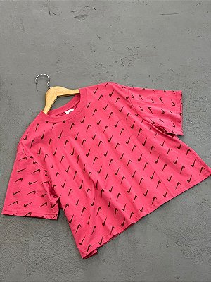CROPPED NIKE CHUVA SWOOSH ROSA