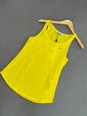 REGATA LACOSTE AMARELA FEMININA