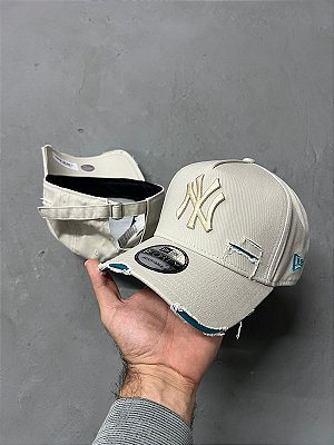 Boné New Era Bege/Azul