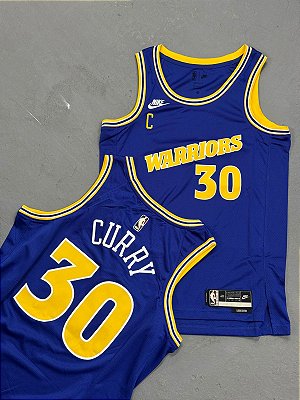 Regata Nike Golden State Warriors 2022 - 23 Azul /Amarelo