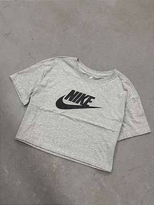 CAMISETA NIKE ICON FEMININA CINZA
