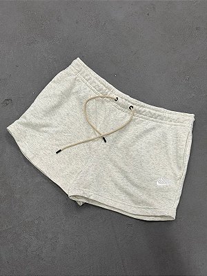 SHORT MOLETOM ESSENTIAL AMARELO FEMININO