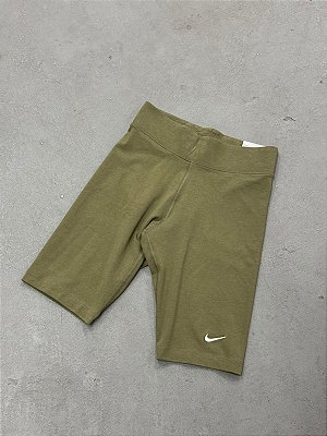 SHORT LEGGING BIKER VERDE MUSGO FEMININO