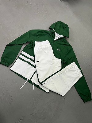 CONJUNTO LACOSTE SPORT CONTRASTE VERDE 2024