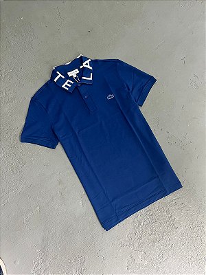 Polo Slim Fit Lacoste Movement em Piqué