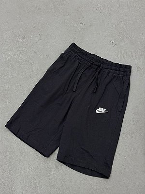 BERMUDA NIKE SPORTSWEAR JERSEI PRETA INFANTIL