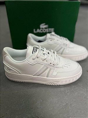 TÊNIS LACOSTE L001 BRANCO/CINZA