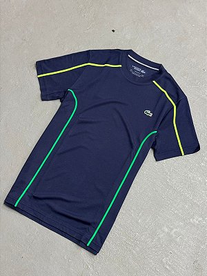 CAMISETA LACOSTE SPORT COLORBLOCK AZUL 2024