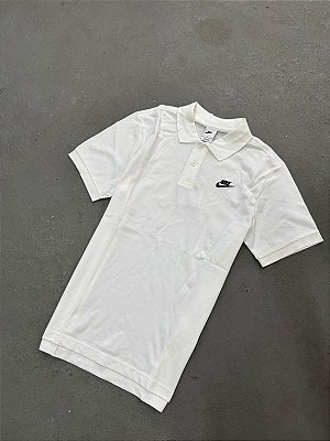 POLO NIKE SPORTSWEAR BRANCA MINI LOGO