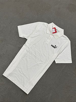 POLO PUMA PIQUET BRANCA