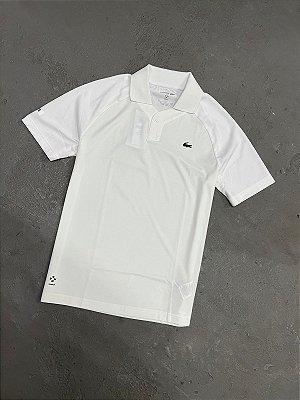 Polo Lacoste Tennis x Daniil Medvedev Slim Fit (Branca )