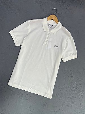 POLO LACOSTE POLAROID 2025 BRANCA
