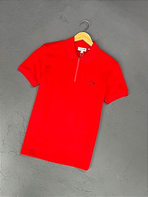 POLO LACOSTE POLAROID 2025 VERMELHA