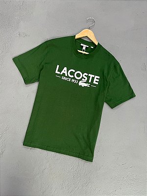 CAMISETA LACOSTE CROC SINCE 1933 VERDE