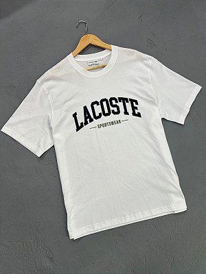 CAMISETA LACOSTE SPORTSWEAR BRANCA