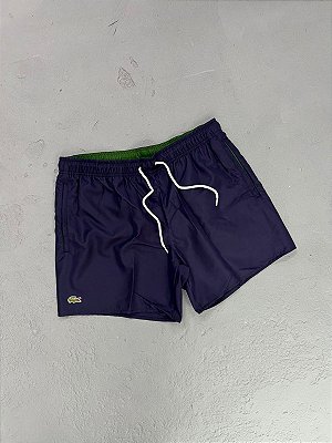 SHORT LACOSTE SPORT AZUL/VERDE