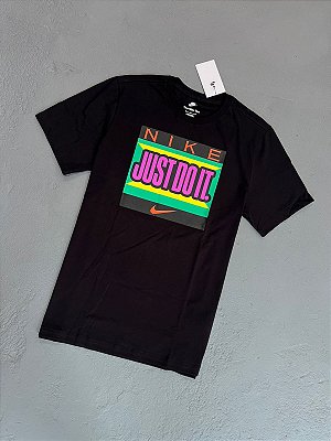 CAMISETA NIKE NECK JUST DO IT PRETA