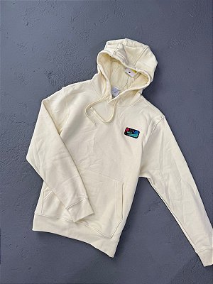 Moletom Nike Com Capuz Club Fleece Patch Amarelo