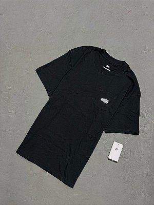 CAMISETA NIKE AIR FORCE SILVER PRETA