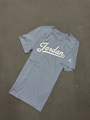 CAMISETA JORDAN ASSINATURA  TURQUESA