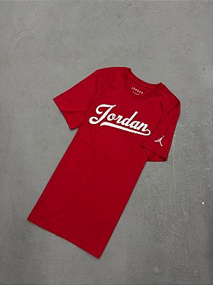 CAMISETA JORDAN ASSINATURA VERMELHA