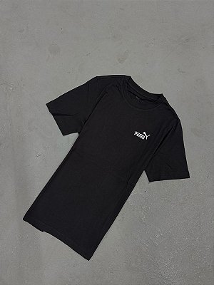 CAMISETA PUMA ICON BORDADO PRETA