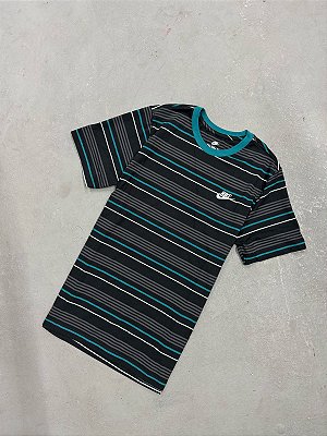 CAMISETA NIKE STRIKE PRETA/AZUL