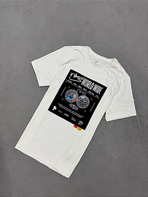 CAMISETA NIKE WORLD WIDE BRANCA