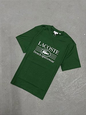 CAMISETA LACOSTE FRENCH SPORTSWEAR VERDE