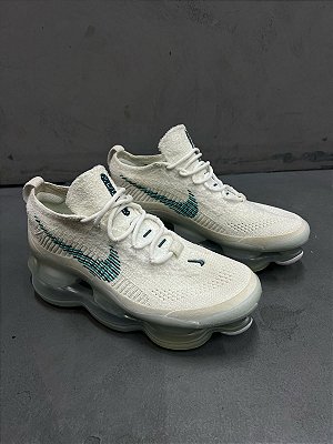 Tênis Nike Air Max Scorpion FK(Geode ,Branco e Azul petróleo)