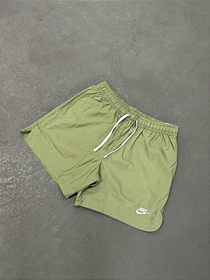 Short Nike Sportswear Essentials Woven Verde Militar