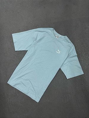 CAMISETA PUMA STREET LOGO BORDADO AZUL BEBÊ