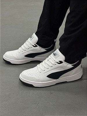Tênis Puma Rebound White and Black