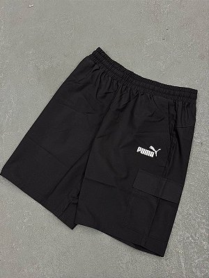 BERMUDA PUMA CARGO TACTEL PRETA