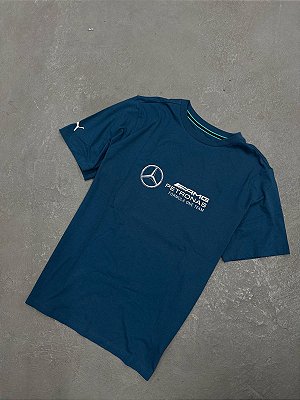CAMISETA PUMA MERCEDES MOTORSPORT AZUL