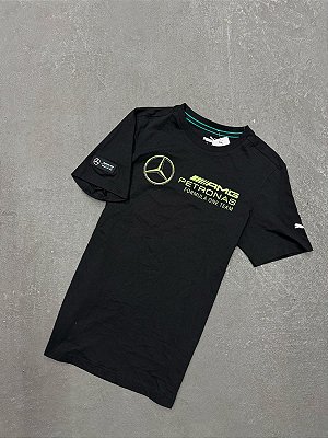 CAMISETA PUMA AMG MERCEDES MOTORSPORT PRETA